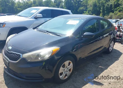 2014 Kia Forte Lx from USA, damaged, VIN KNAFK4A65E5168934